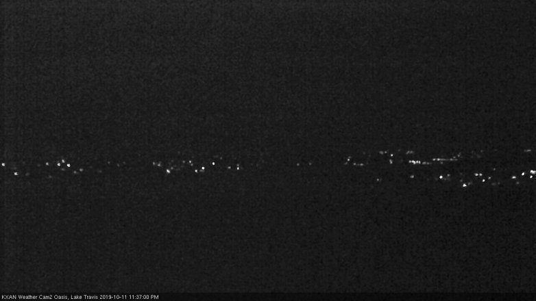 Lake Travis webcam, October 11, 2019 10:40 PM CT