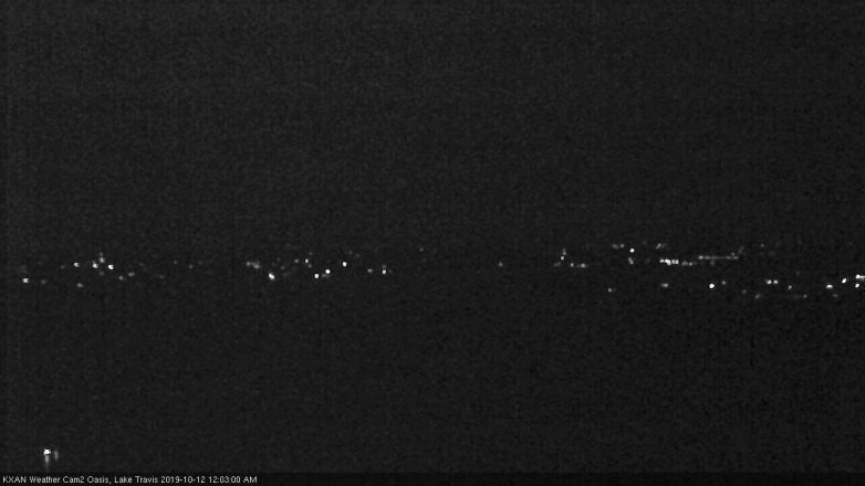 Lake Travis webcam, October 11, 2019 11:05 PM CT