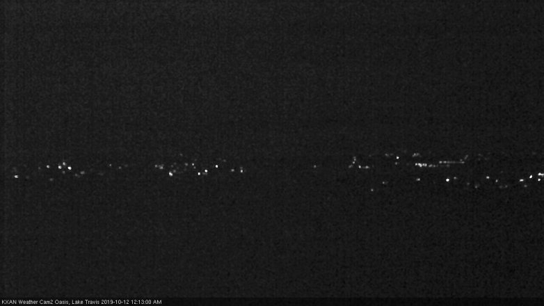 Lake Travis webcam, October 11, 2019 11:15 PM CT