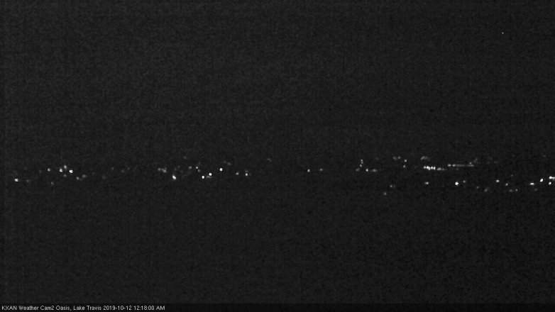 Lake Travis webcam, October 11, 2019 11:20 PM CT