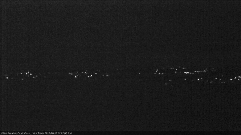 Lake Travis webcam, October 11, 2019 11:25 PM CT