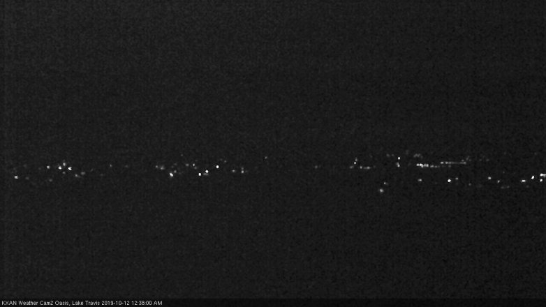 Lake Travis webcam, October 11, 2019 11:40 PM CT