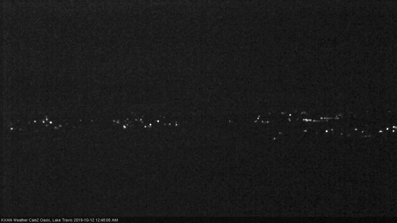 Lake Travis webcam, October 11, 2019 11:50 PM CT