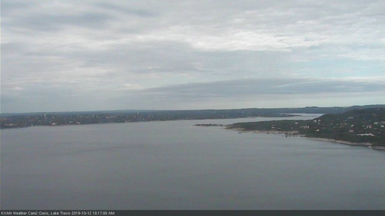 Lake Travis webcam, October 12, 2019 9:20 AM CT