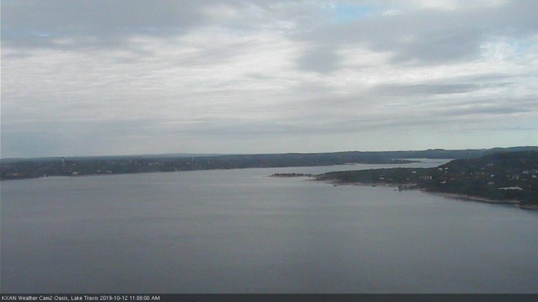 Lake Travis webcam, October 12, 2019 10:10 AM CT