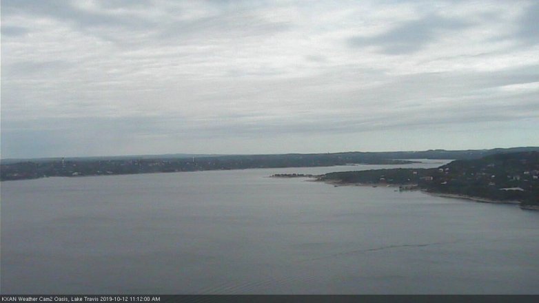 Lake Travis webcam, October 12, 2019 10:15 AM CT