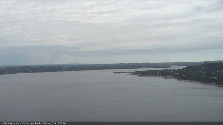 Lake Travis webcam, October 12, 2019 10:20 AM CT