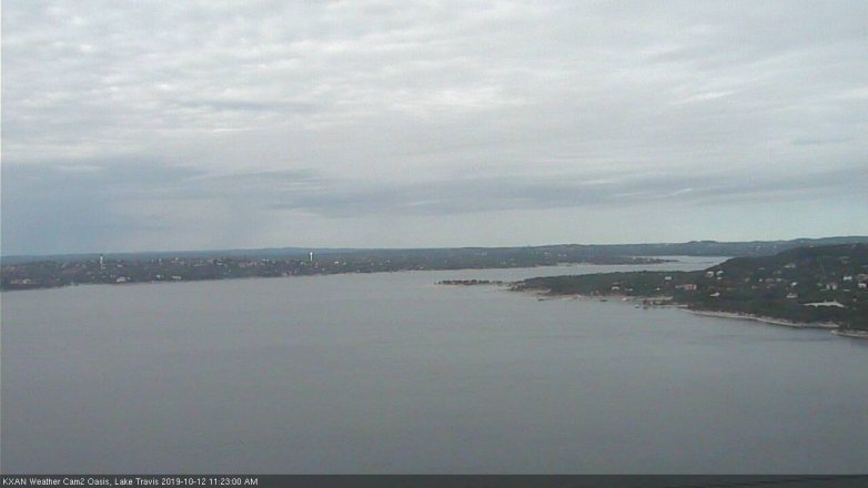 Lake Travis webcam, October 12, 2019 10:25 AM CT