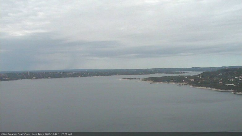 Lake Travis webcam, October 12, 2019 10:30 AM CT