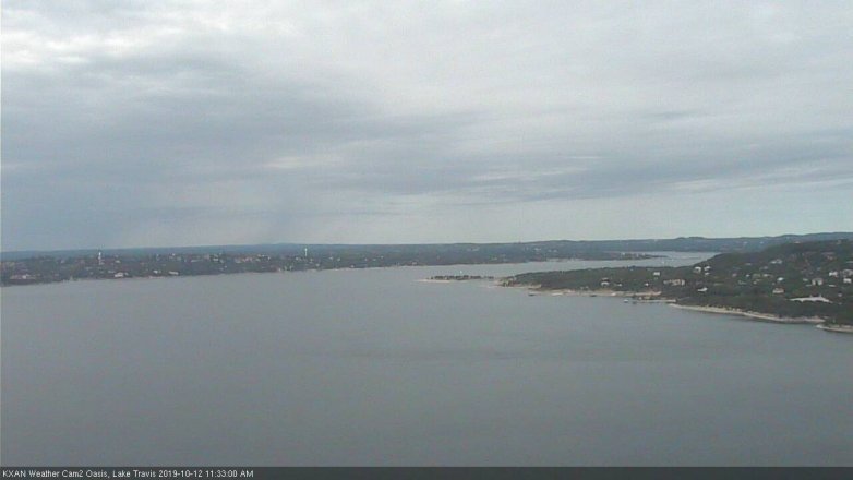 Lake Travis webcam, October 12, 2019 10:35 AM CT