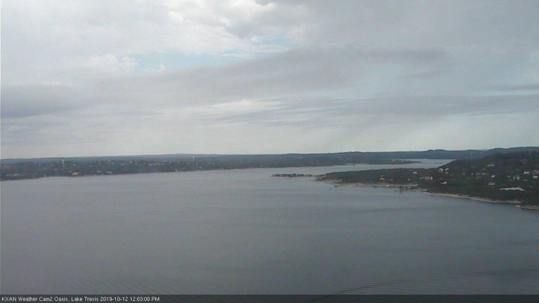 Lake Travis webcam, October 12, 2019 11:05 AM CT