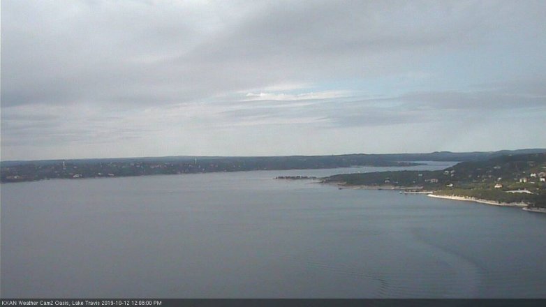 Lake Travis webcam, October 12, 2019 11:10 AM CT