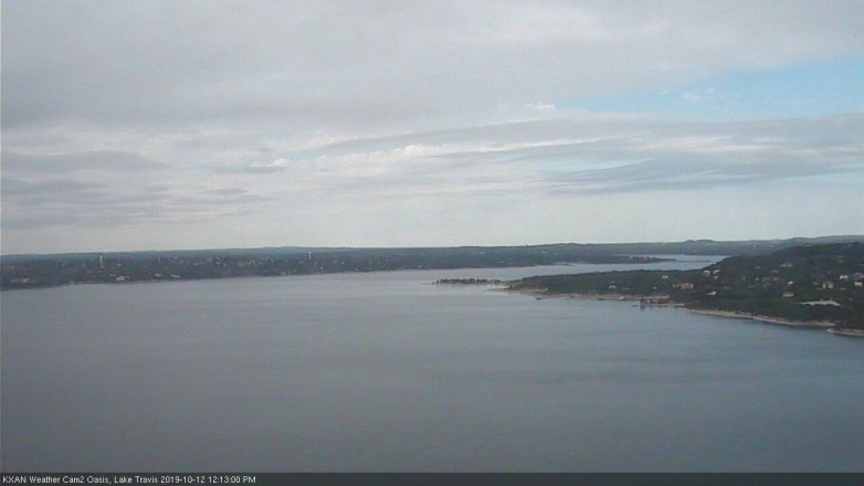 Lake Travis webcam, October 12, 2019 11:15 AM CT