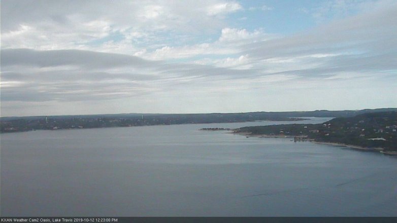 Lake Travis webcam, October 12, 2019 11:25 AM CT