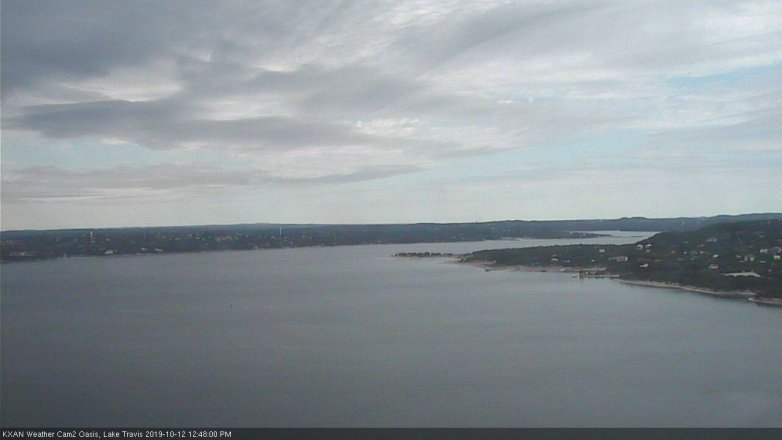 Lake Travis webcam, October 12, 2019 11:50 AM CT
