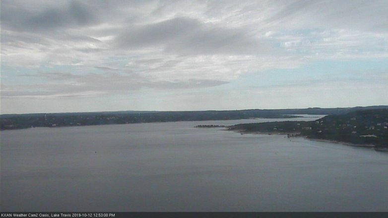 Lake Travis webcam, October 12, 2019 11:55 AM CT