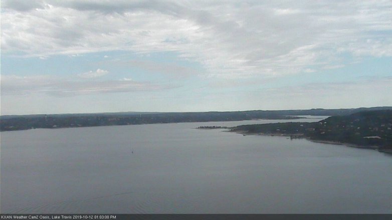 Lake Travis webcam, October 12, 2019 12:05 PM CT