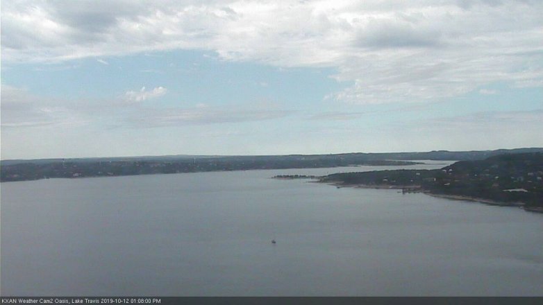 Lake Travis webcam, October 12, 2019 12:10 PM CT