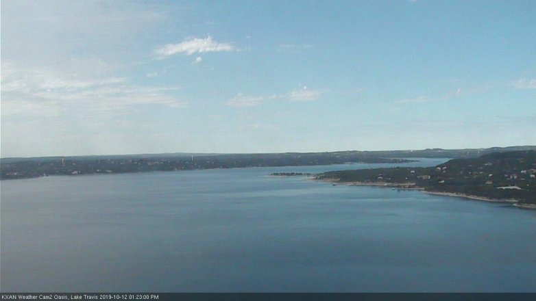 Lake Travis webcam, October 12, 2019 12:25 PM CT