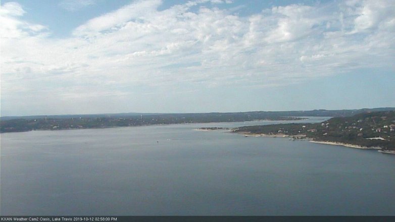 Lake Travis webcam, October 12, 2019 2:00 PM CT