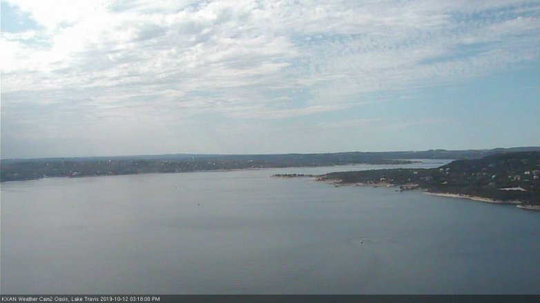 Lake Travis webcam, October 12, 2019 2:20 PM CT