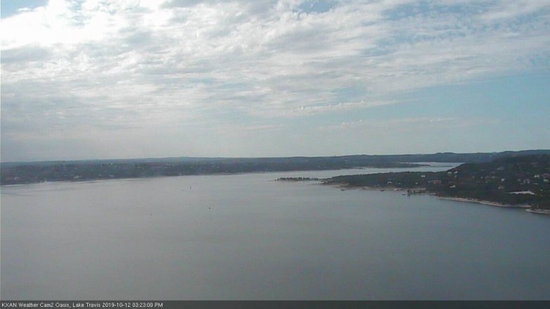 Lake Travis webcam, October 12, 2019 2:25 PM CT