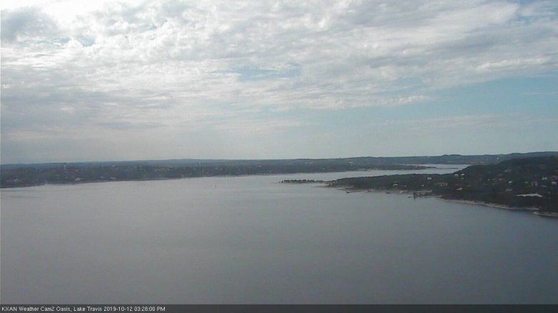Lake Travis webcam, October 12, 2019 2:30 PM CT