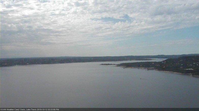 Lake Travis webcam, October 12, 2019 2:35 PM CT