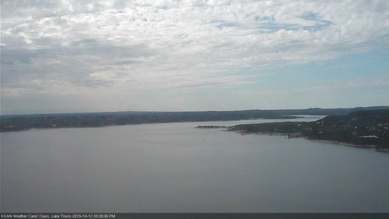 Lake Travis webcam, October 12, 2019 2:40 PM CT