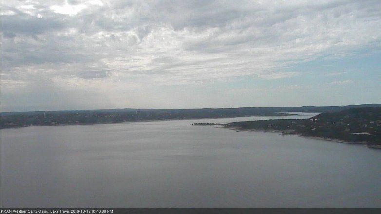 Lake Travis webcam, October 12, 2019 2:50 PM CT