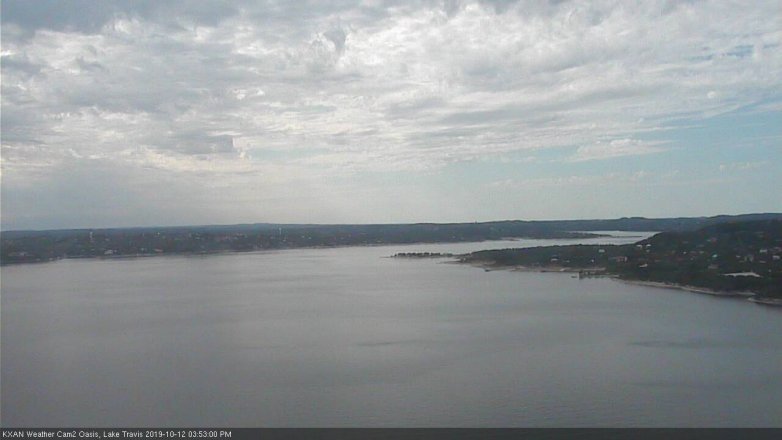 Lake Travis webcam, October 12, 2019 2:55 PM CT