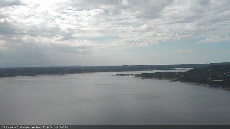 Lake Travis webcam, October 12, 2019 3:05 PM CT