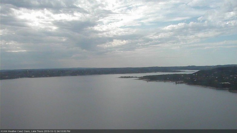 Lake Travis webcam, October 12, 2019 3:20 PM CT
