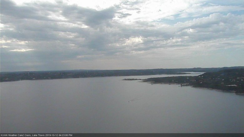Lake Travis webcam, October 12, 2019 3:25 PM CT