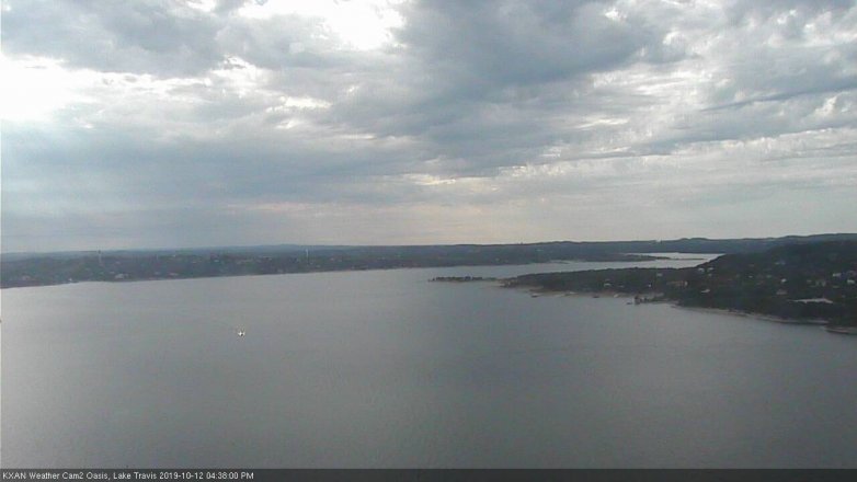 Lake Travis webcam, October 12, 2019 3:40 PM CT