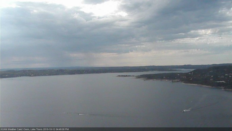 Lake Travis webcam, October 12, 2019 3:50 PM CT