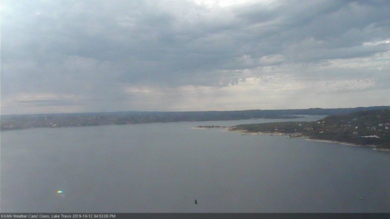 Lake Travis webcam, October 12, 2019 3:55 PM CT