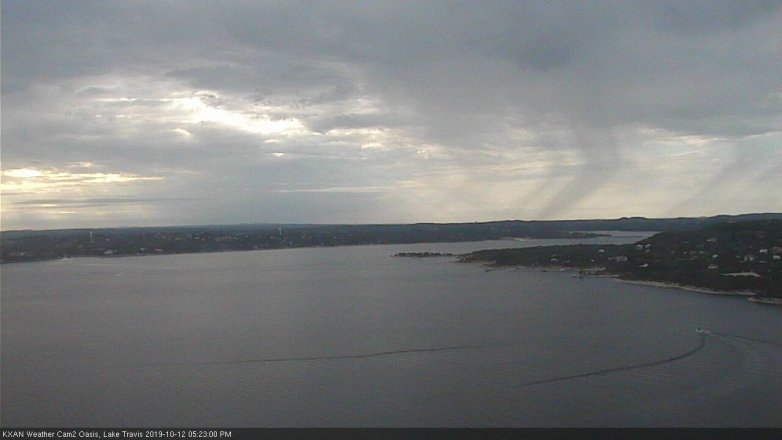 Lake Travis webcam, October 12, 2019 4:25 PM CT
