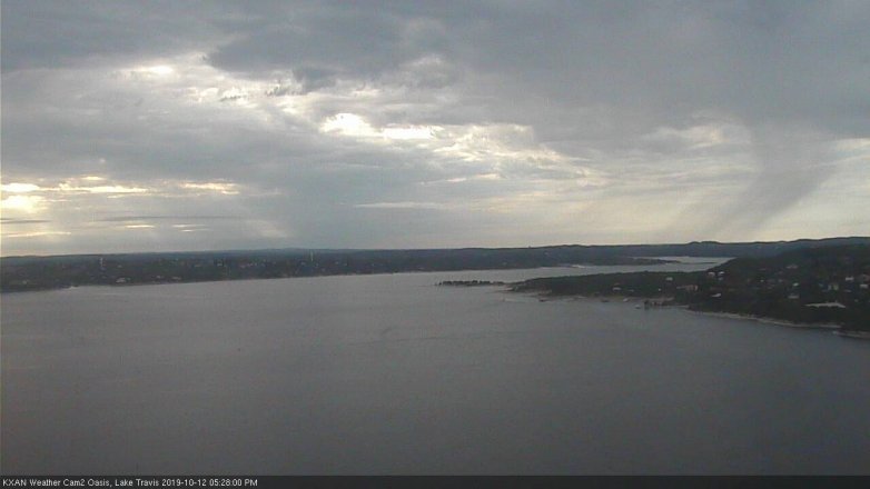 Lake Travis webcam, October 12, 2019 4:30 PM CT