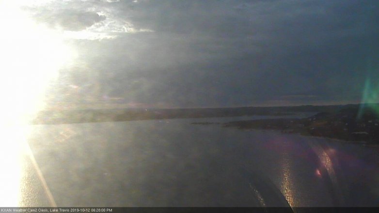 Lake Travis webcam, October 12, 2019 5:30 PM CT