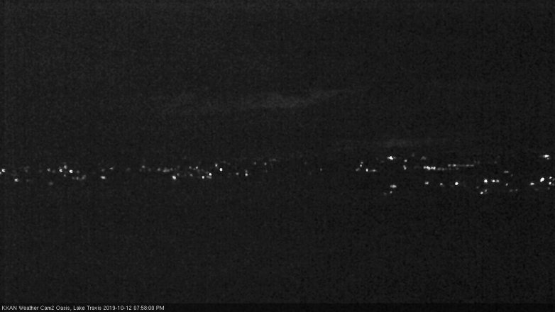 Lake Travis webcam, October 12, 2019 7:00 PM CT