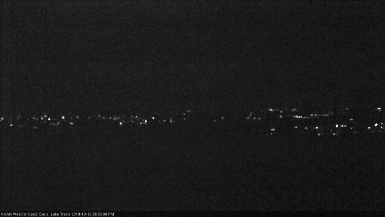Lake Travis webcam, October 12, 2019 7:05 PM CT