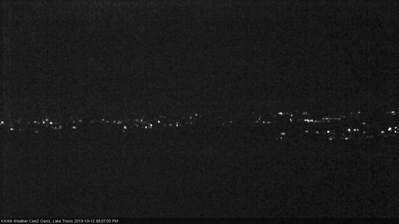 Lake Travis webcam, October 12, 2019 7:10 PM CT