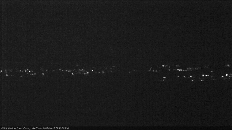 Lake Travis webcam, October 12, 2019 7:15 PM CT
