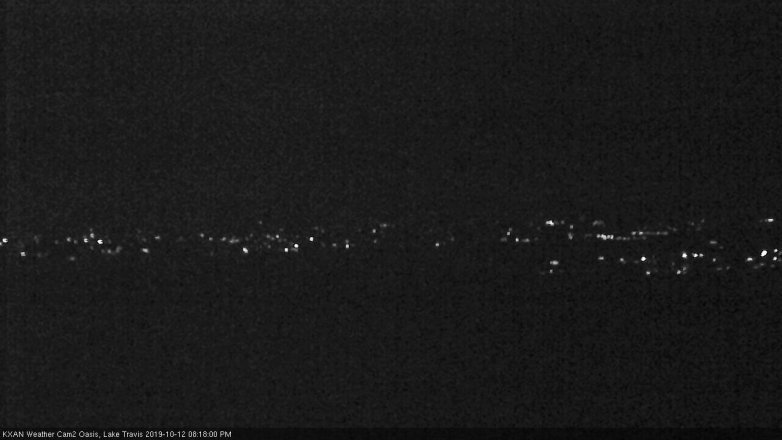 Lake Travis webcam, October 12, 2019 7:20 PM CT