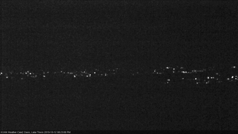 Lake Travis webcam, October 12, 2019 7:25 PM CT