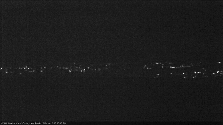 Lake Travis webcam, October 12, 2019 7:35 PM CT
