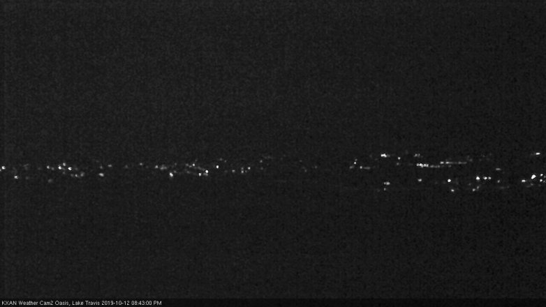 Lake Travis webcam, October 12, 2019 7:45 PM CT