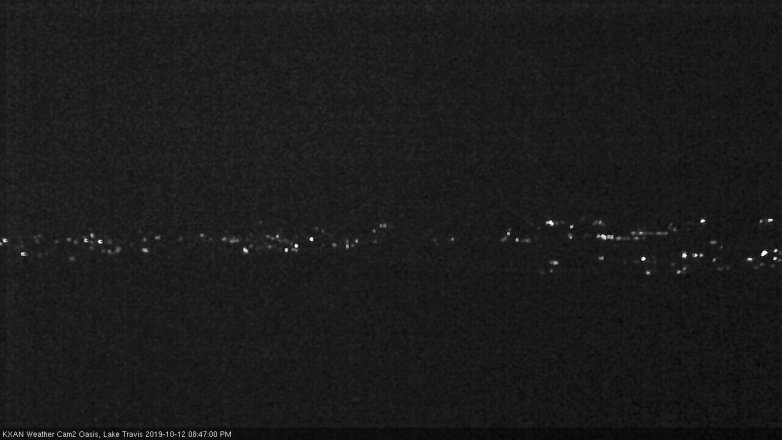 Lake Travis webcam, October 12, 2019 7:50 PM CT