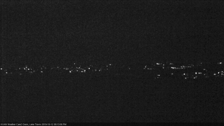 Lake Travis webcam, October 12, 2019 8:15 PM CT